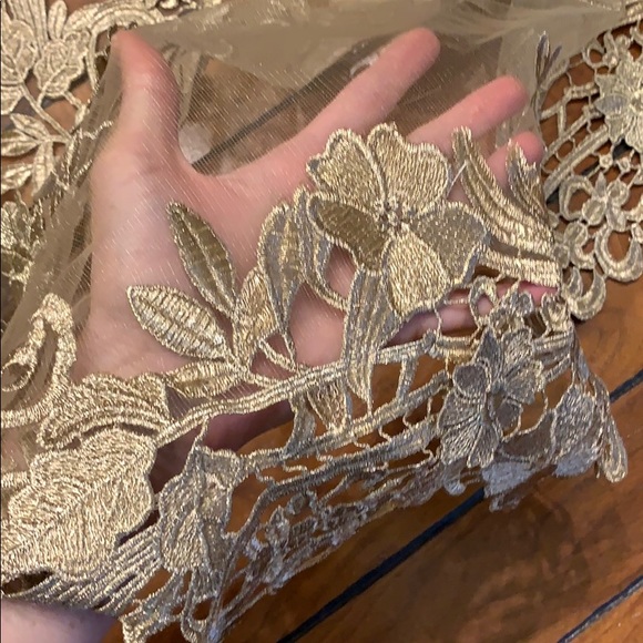 Brand New French Lace Material 3 Yards - Picture 4 of 5